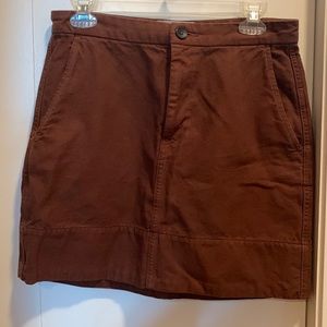 Everlane Brown Mini Skirt